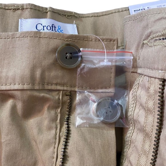 Croft & Barrow Men's The Utility Short Inseam 8” NWT Tan/Khaki Size 44 - Picture 4 of 12